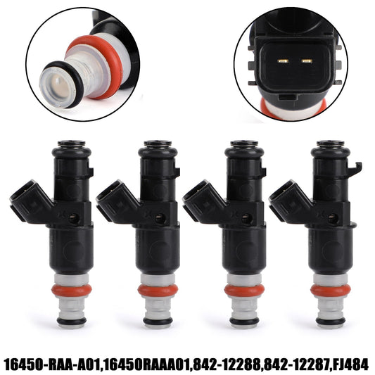 2003-2011 HONDA ELEMENT 2.4L 2354CC I4 4PCS Fuel Injectors 16450RAAA01 16450-RAA-A01