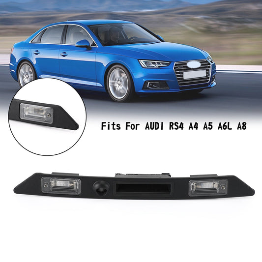 AUDI RS4 A4 A5 A6L A8 Rear License Plate Light Trunk Tailgate Handle Switch