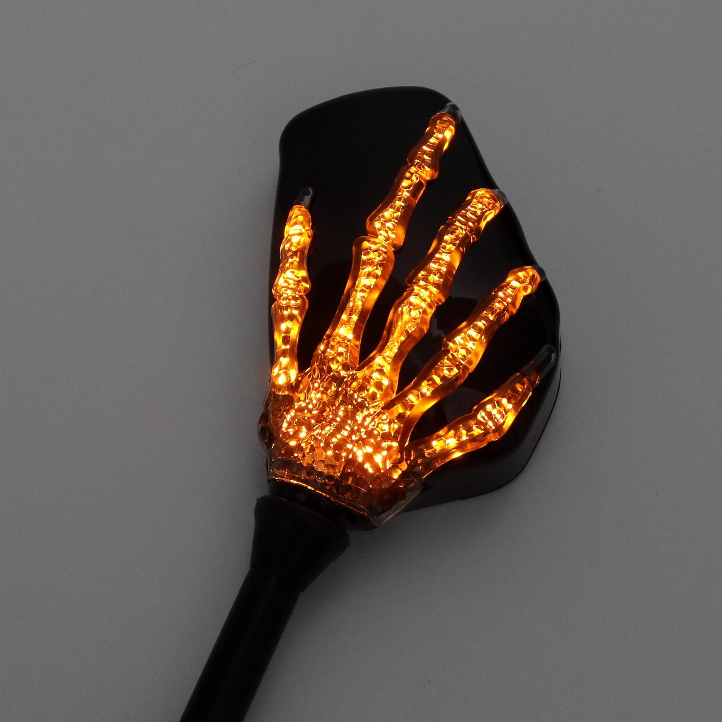 Skull Skeleton Turn Signals Mirrors For Motorcycle Street Bike Cruiser Racer