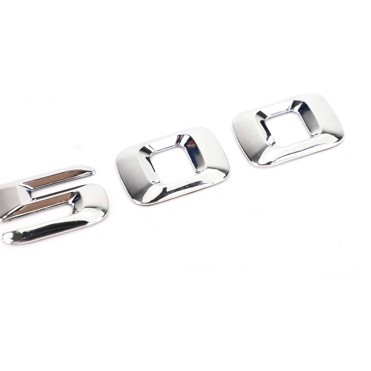 Rear Trunk Emblem Badge Nameplate Decal Letters Numbers Fit Mercedes S500 Chrome