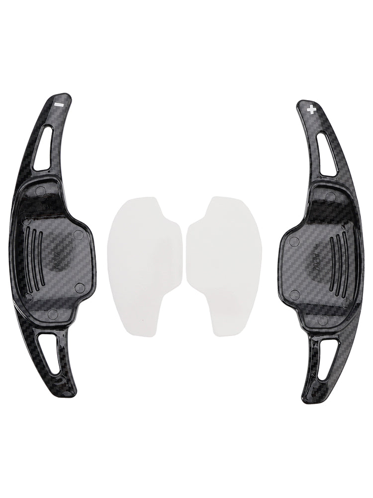 2012-2015 Chevrolet Camaro Carbon Look Steering Wheel Paddle Shifter Extension Covers