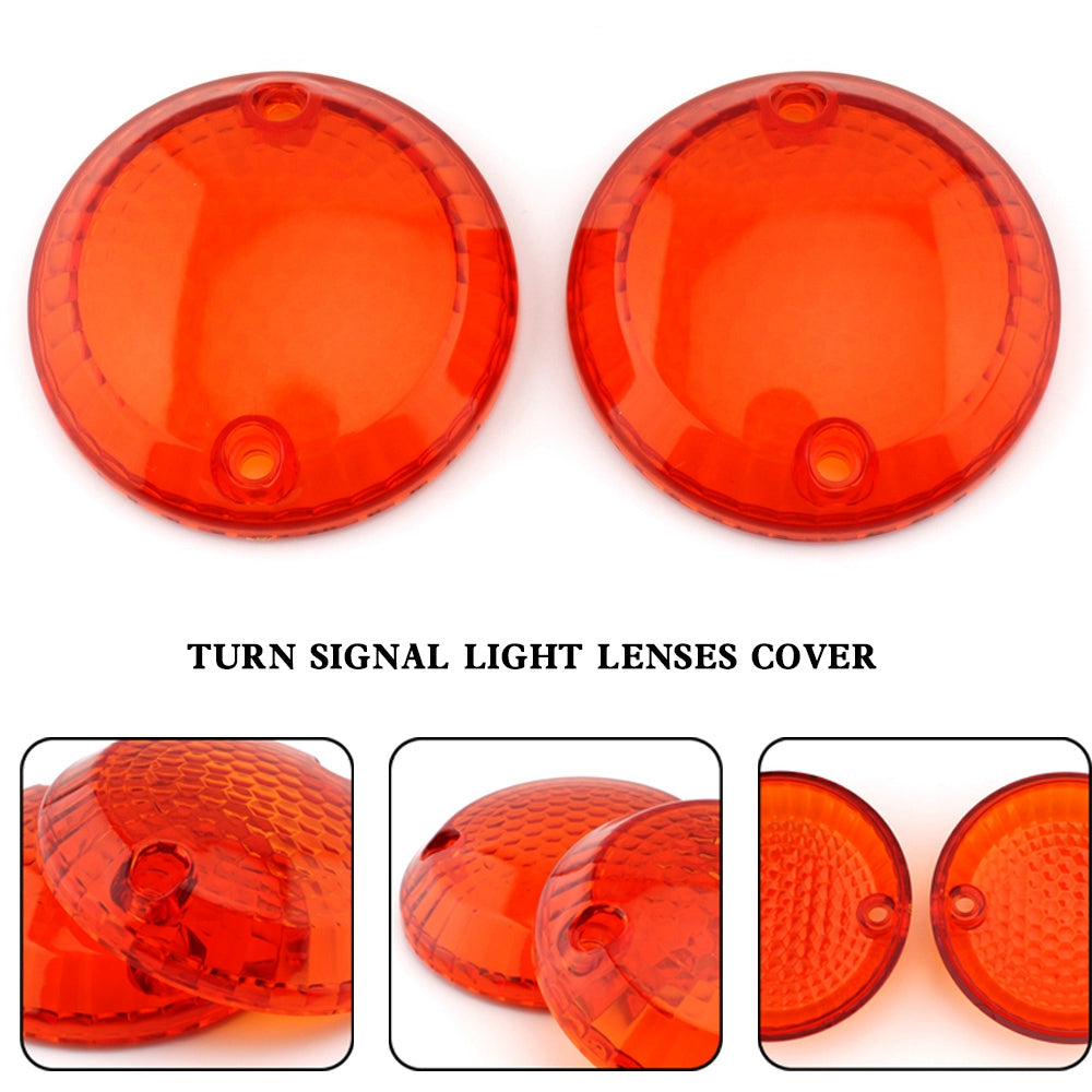 Turn Signal Light Lens Cover For Suzuki Cruisers Intruder 1400 VX800 Champoo