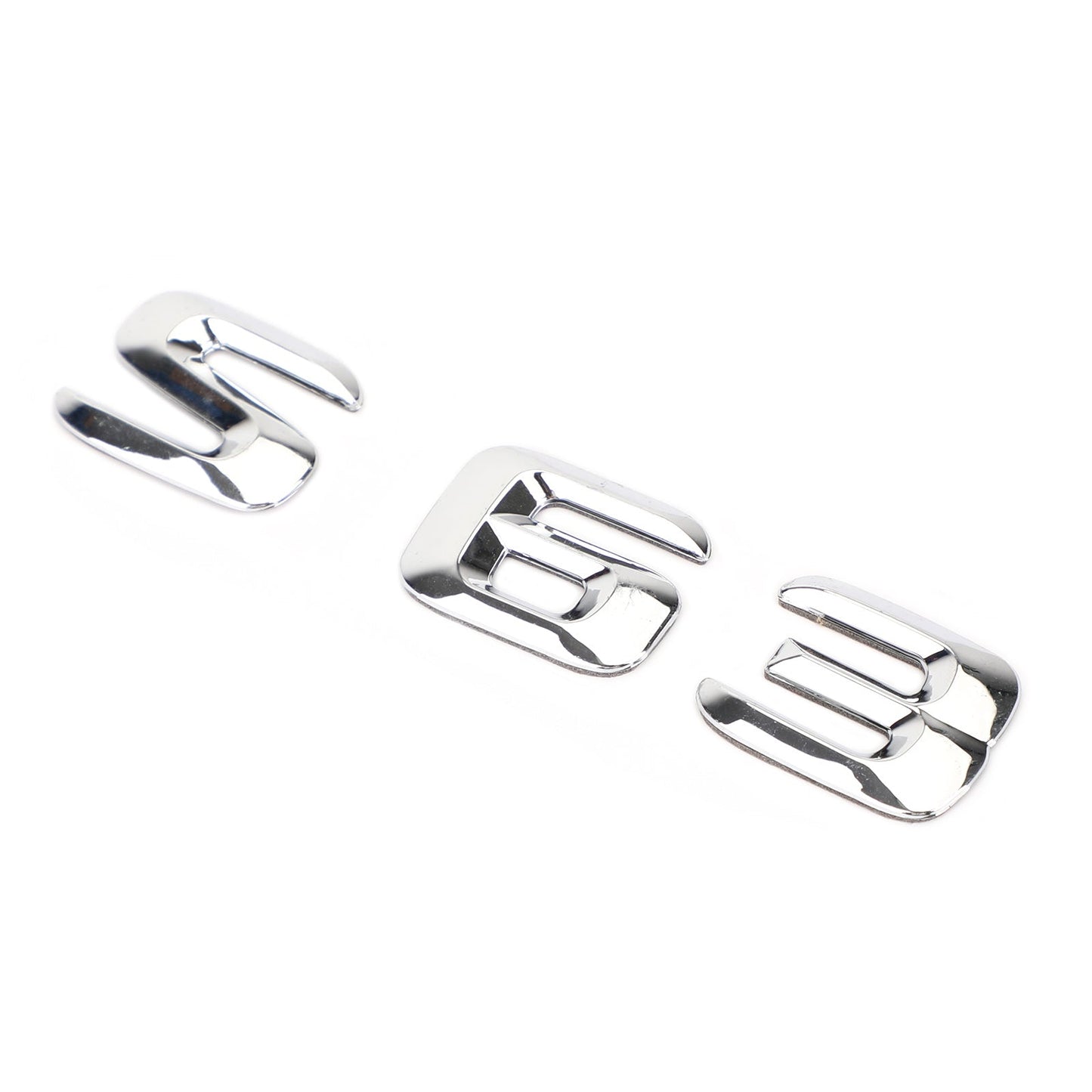 Rear Trunk Emblem Badge Nameplate Decal Letters Numbers Fit Mercedes S63 Chrome