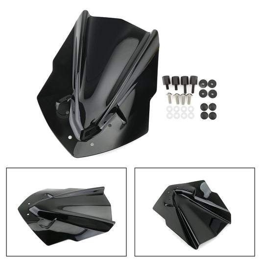 ABS Motorcycle Windshield WindScreen for Yamaha MT125 2015-2019 Black