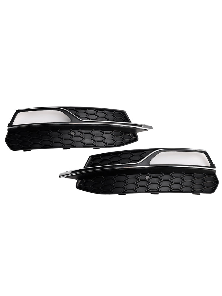 2013-2016 Audi A3 S-Line Front Lower Bumper Fog Light Cover Grille 8V3807681G 8V3807682G