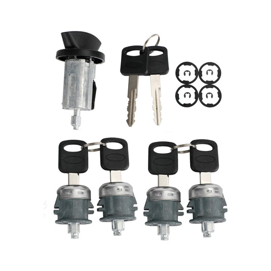 1997-2020 Ford Econoline Van 703369 707624 0344 Ignition & Four Door Lock Cylinder Tumbler Barrel 4 Keys