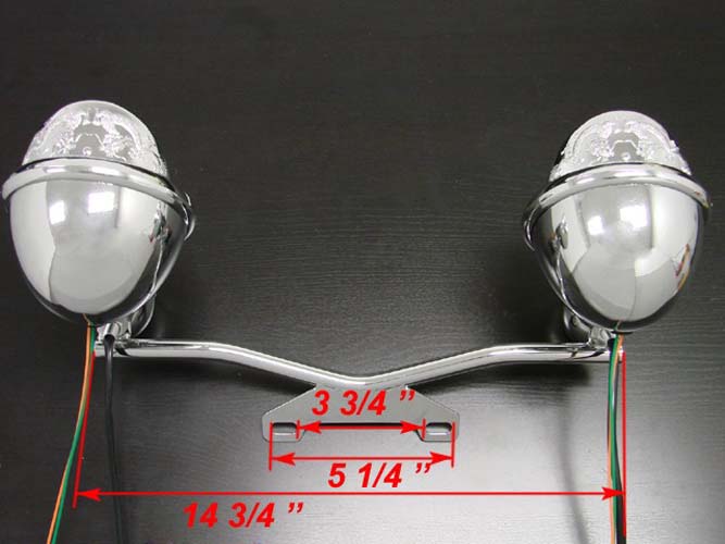 Driving Passing Turn Signal Spot Light Bar For Honda Yamaha Suzuki Kawasaki Champoo
