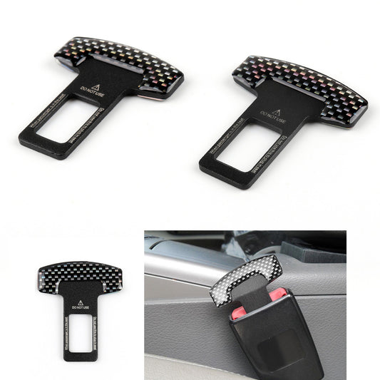 4PCS Alarm Stopper Car Seat Belt Buckle Clip Replacement Universal Fit