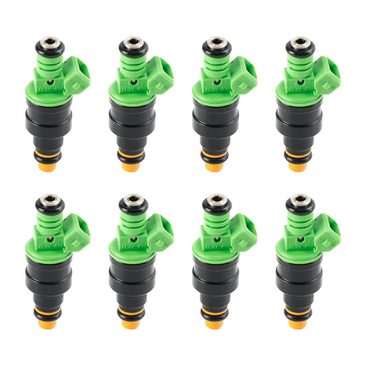 2005-2013 Chevrolet Corvette 8PCS 0280150558 0280155968 42lbs Green Top Racing Fuel Injector