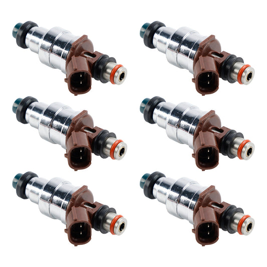 1989-1995 TOYOTA PICKUP 6PCS Fuel Injectors 23209-65020 195500-5400 23250-65020