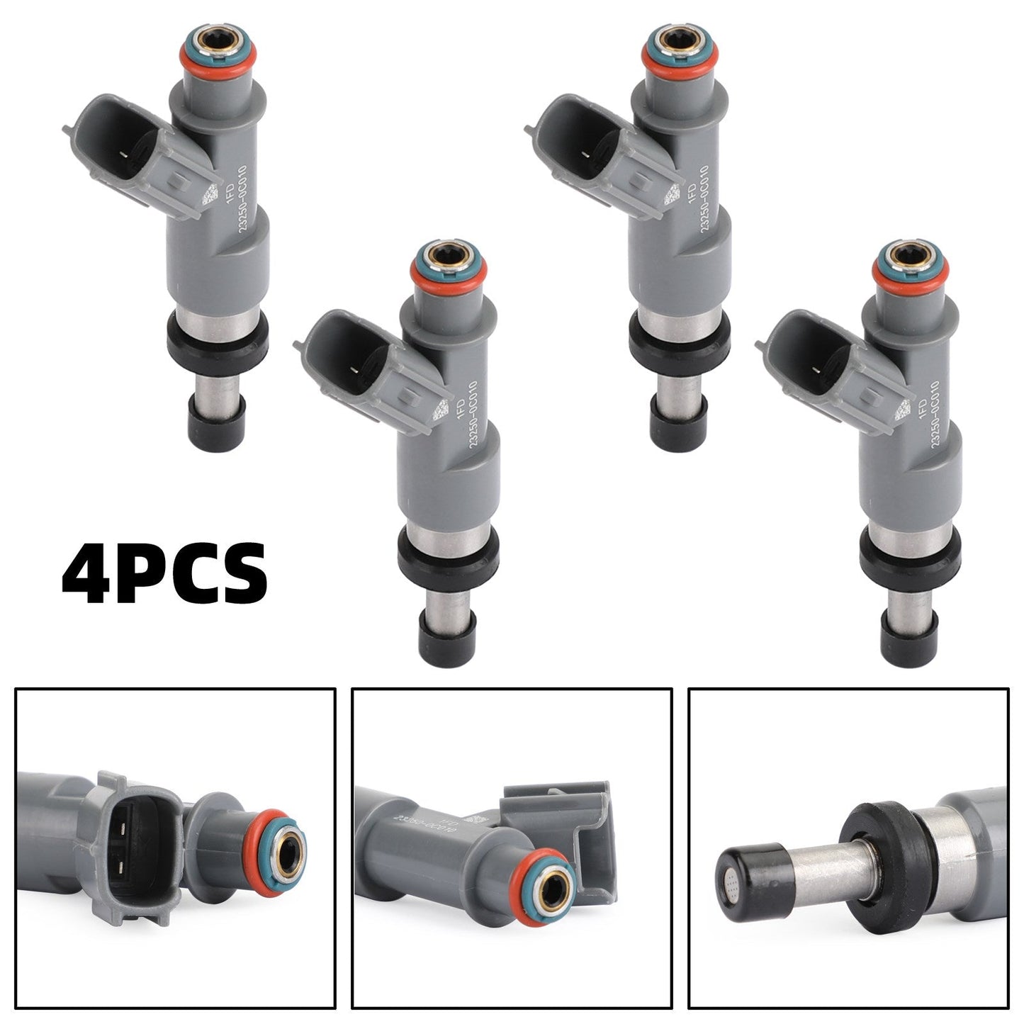 2010 Toyota 4Runner 2.7L 4PCS Fuel Injectors 23209-79155 23250-75100