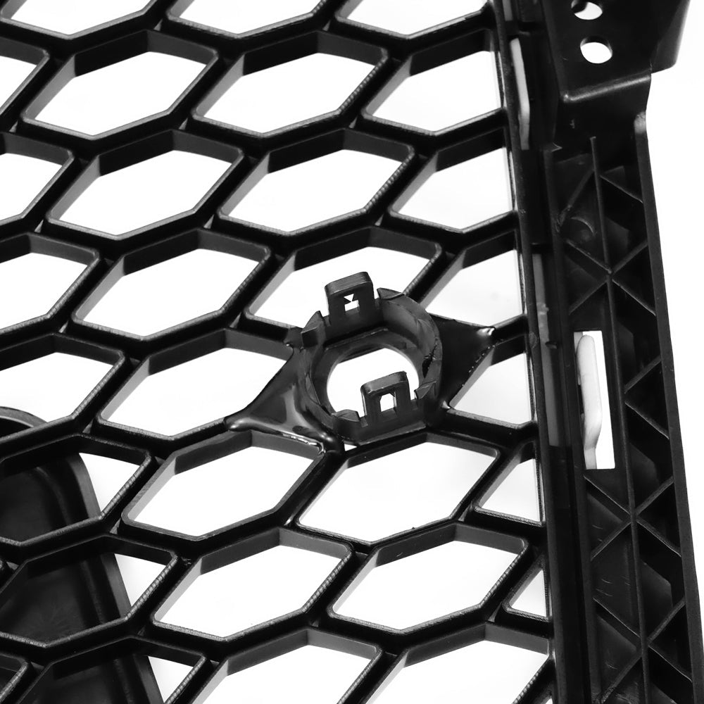 Audi B8.5 A4|A4 Sline|S4 2012-2016 Front Grill RS4 Honeycomb Mesh Hex Black Grill