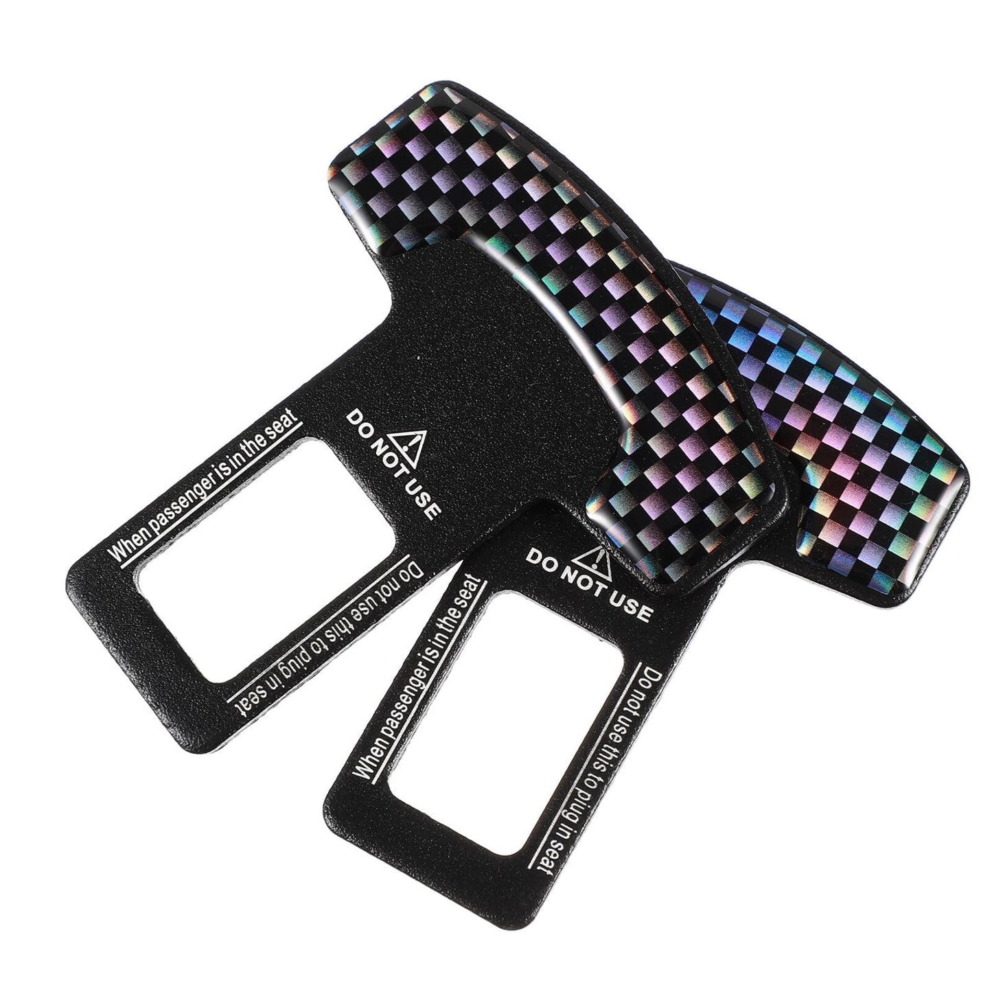 4-Pack Car Seat Belt Alarm Silencer Stopper Buckles Clips Universal Fit for All Model