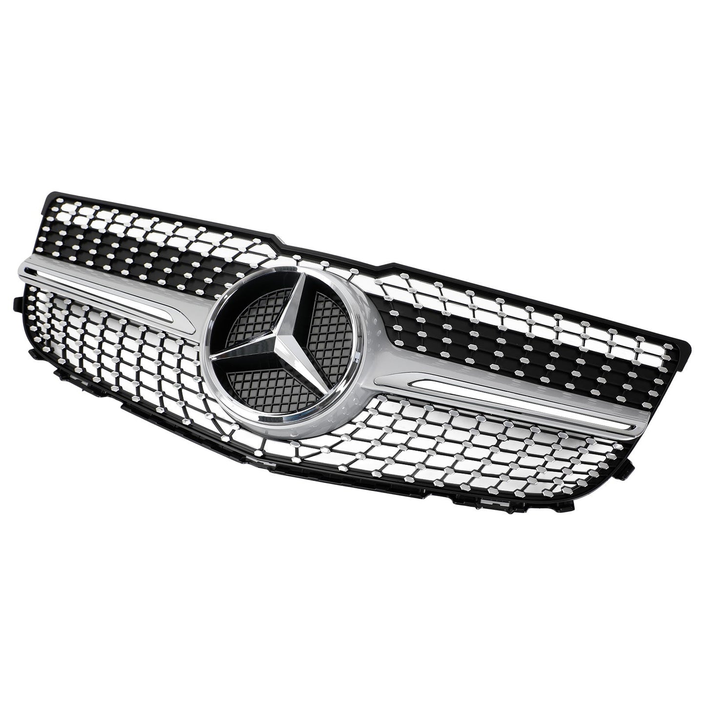 2013-2015 Mercedes Benz X204 GLK-Class GLK250/300/350 Front Bumper Grill Diamond Grille