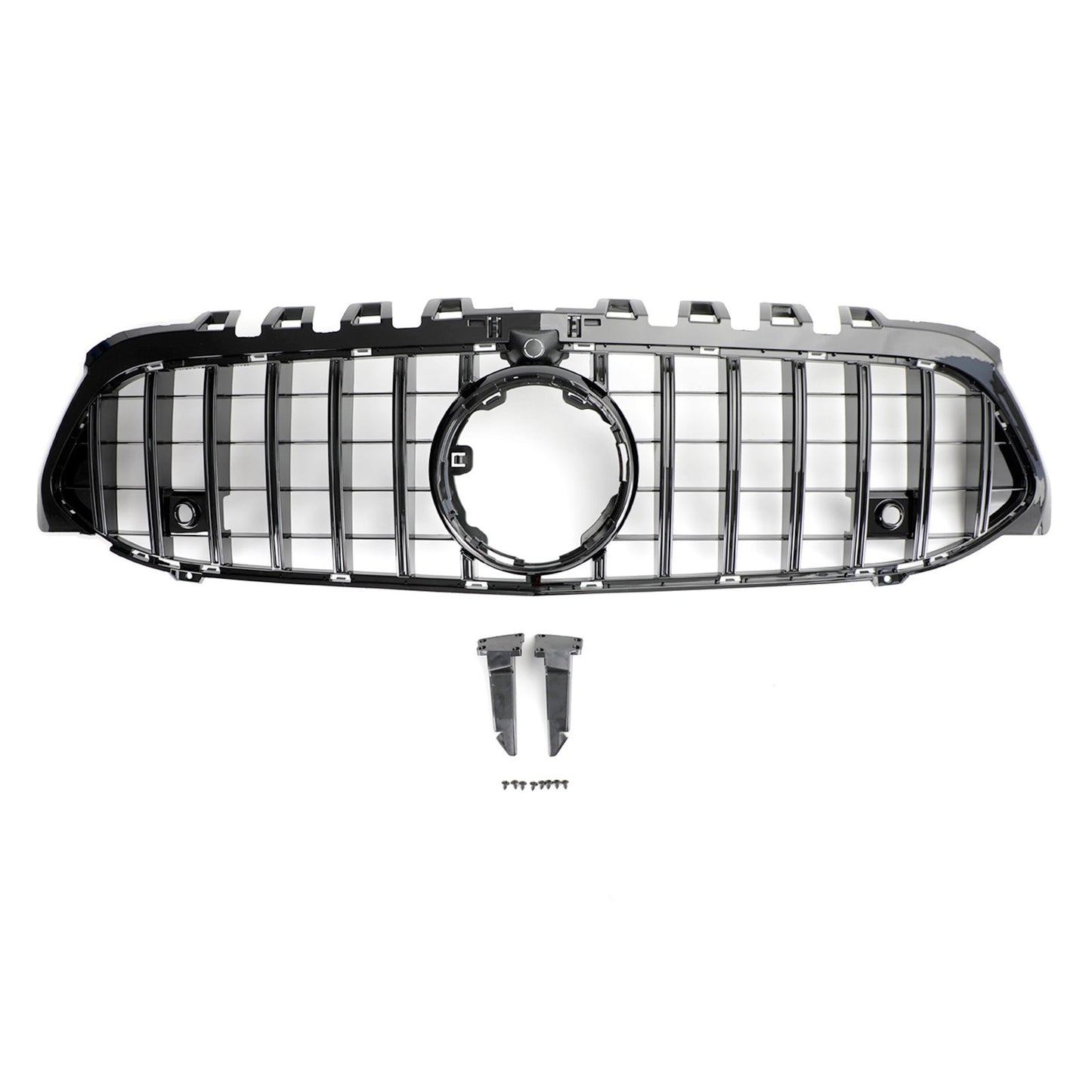 2019-2023 Mercedes Benz A-CLASS W177 AMG Style Front Grille Glossy Black Replacement Grill