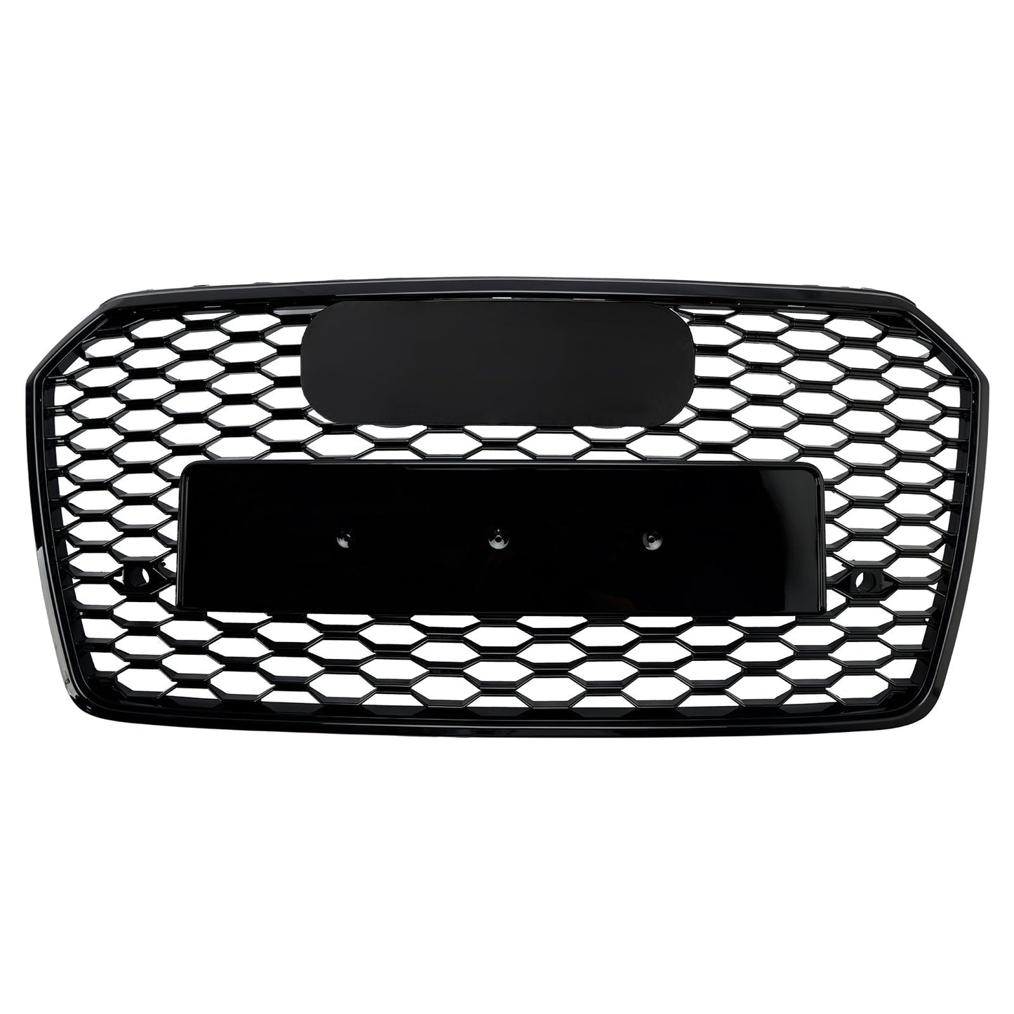 2016-2018 Audi A7 4G S7 Facelift Honeycomb Front Bumper Grill RS7 Style Black Grille