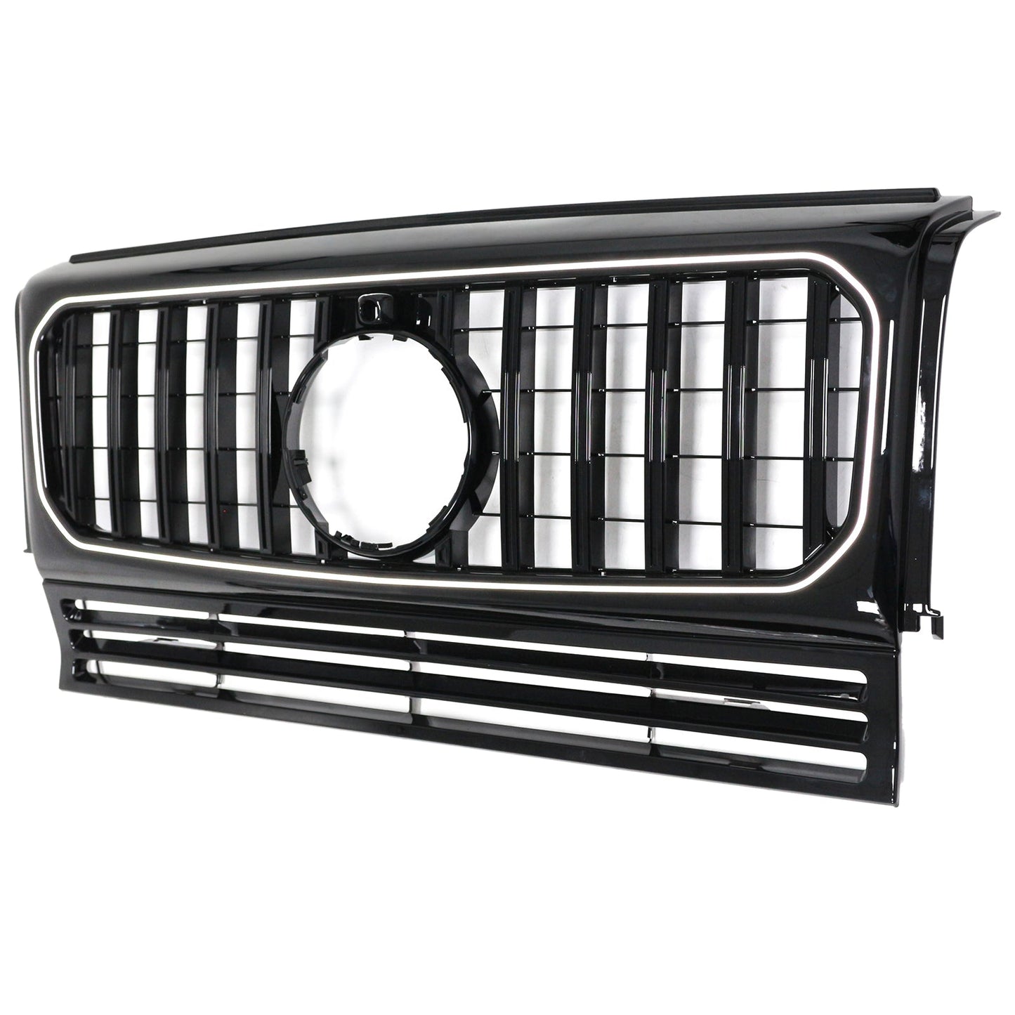 Mercedes Benz G-Class W463 1990-2018 Chrome / Black Grill Air Intake Radiator Bumper Front Grille