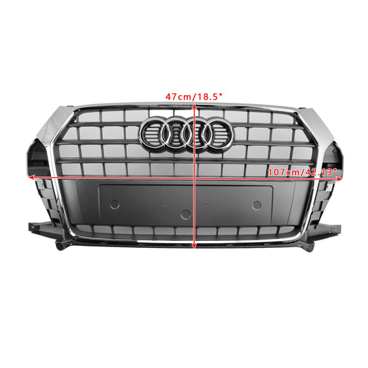 Audi Q3 8U 2016-2018 Facelift Chrome Front Bumper Grill Grille 8U0853653M