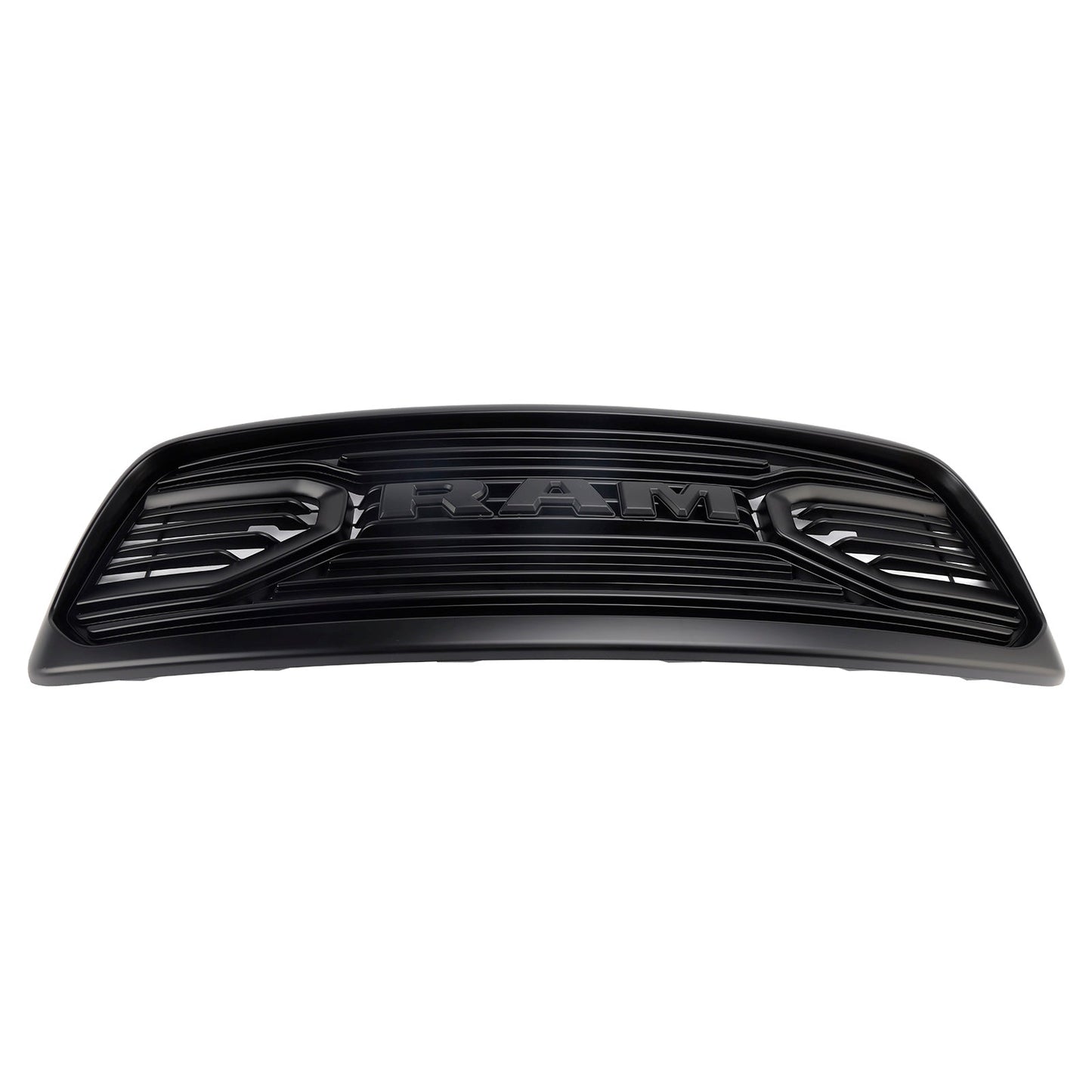 2002-2005 Dodge RAM 1500 Front Grill Big Horn Style Fron Bumper Black Replacement Grille With LED