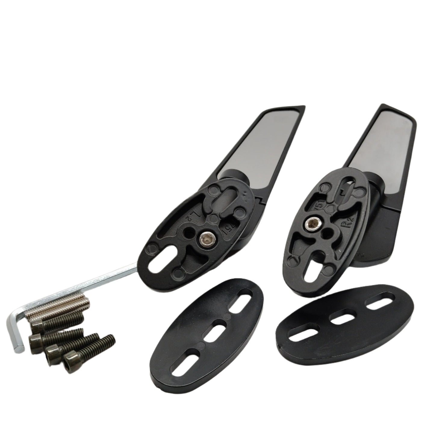 2011-2021 Honda CBR250RR Adjustable Wing Fin Rearview Mirrors