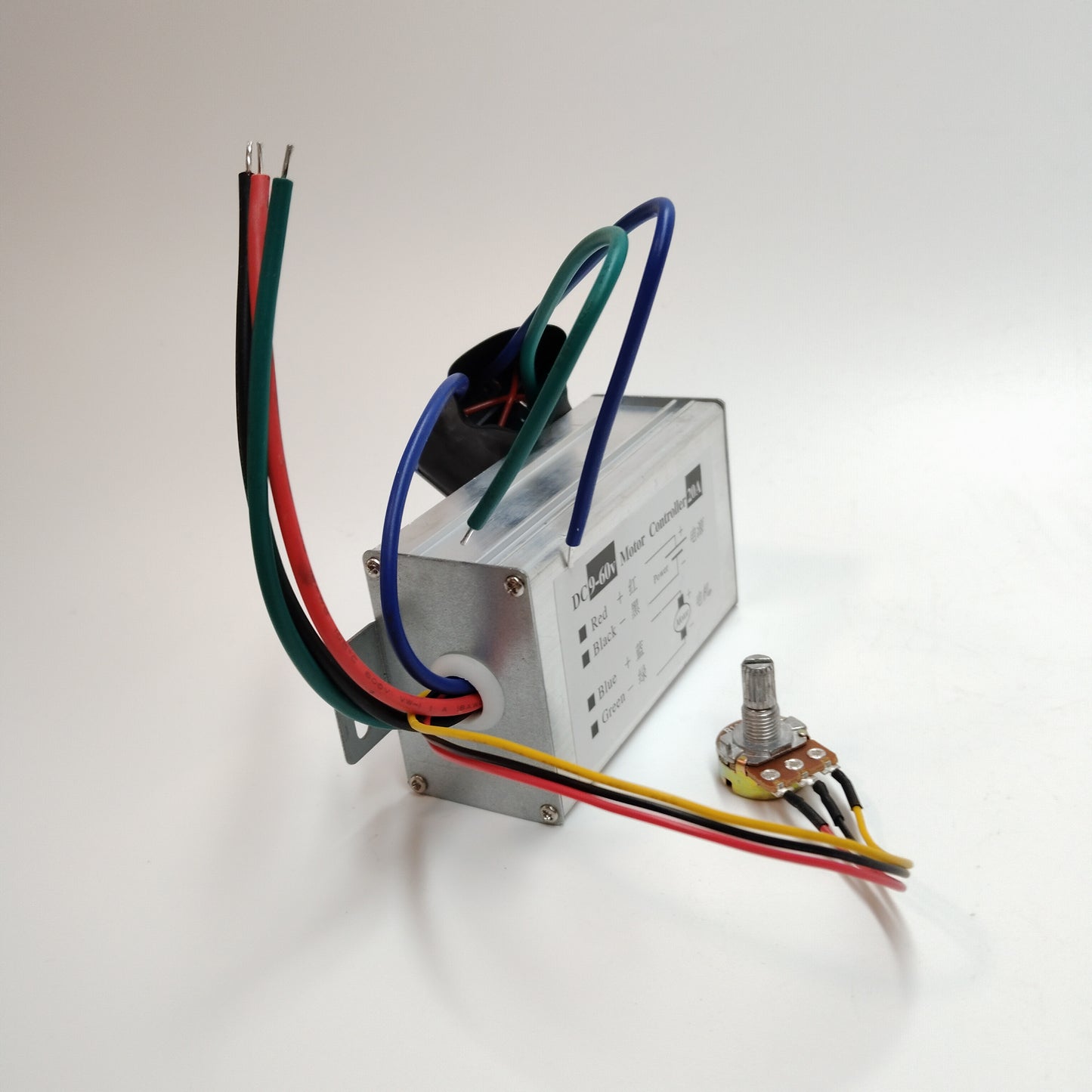 DC 9V-60V 20A PWM Motor Stepless Variable Speed Control Controller Switch