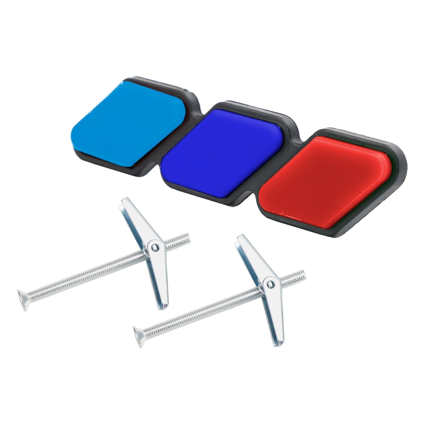 Toyota Tacoma TRD Tundra RAV4 Tri-Color Grille Badge Emblem Car Accessories