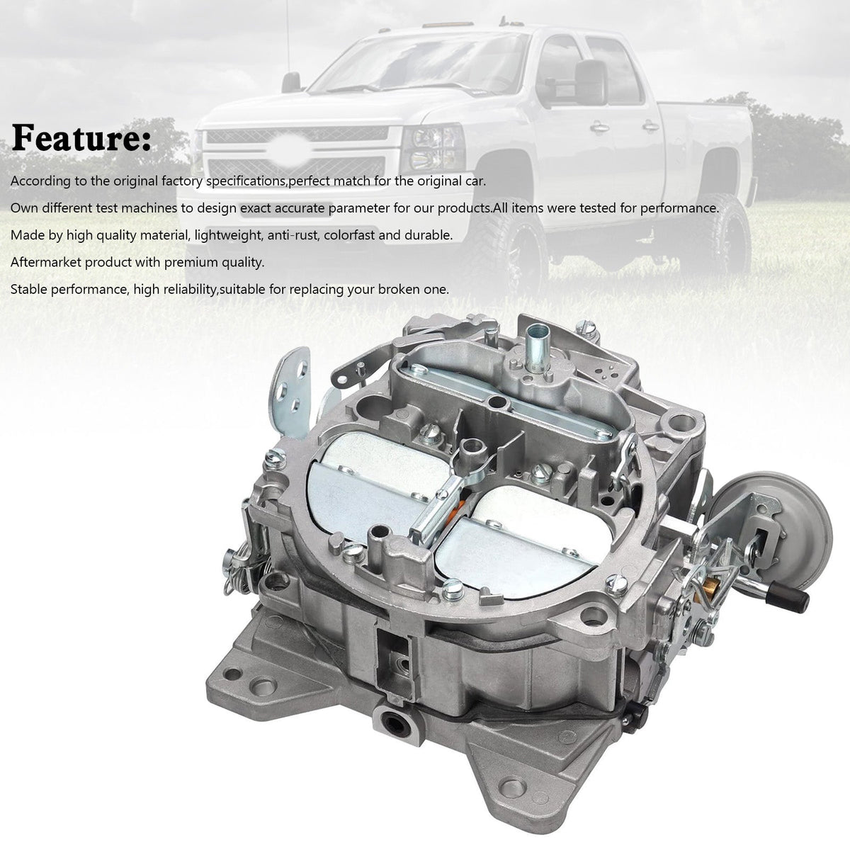 Chevrolet Chevy small block Gen 5.7L/350 Quadrajet Carburetor 750 CFM