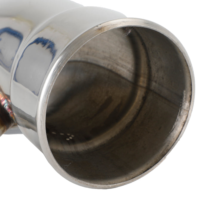 2017-2019 Chevrolet Silverado 2500HD/3500HD 6.6L L5P Duramax 3.5" Silver Turbo Intake Horn Kit