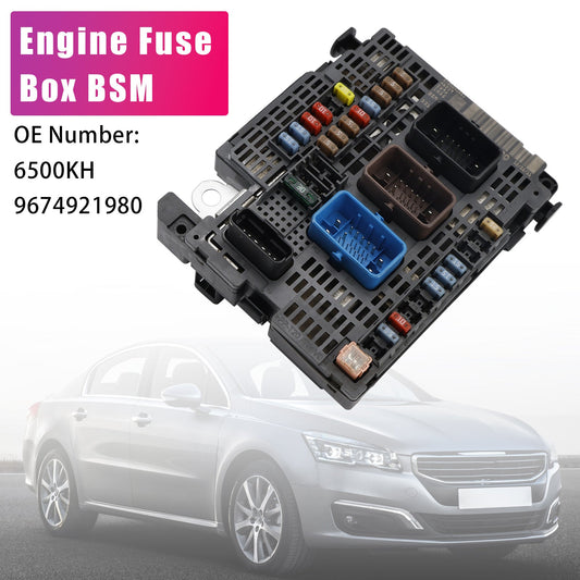 6500KH 9674921980 Z03 Engine BSM Control Unit Fuse Box For Peugeot 508 Citroen