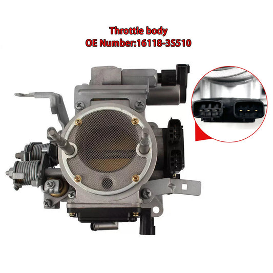 1998-2002 Nissan Frontier XE SE 4 Cyl 2.4L Throttle Body 16118-3S510