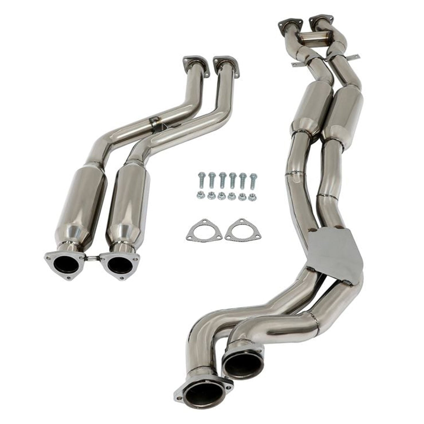 2003-2006 BMW M3 3.2L Catback Exhaust System Down Pipe Rounded Front Pipe Muffler