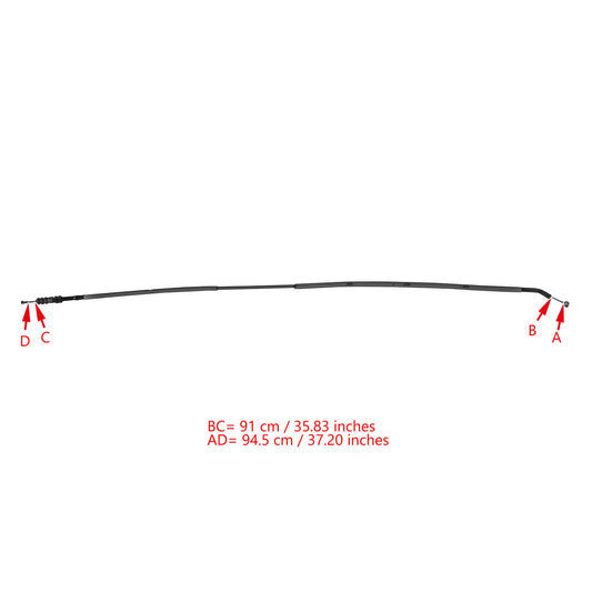 17-20 Kawasaki Z650 Motorcycle Clutch Cable Replacement