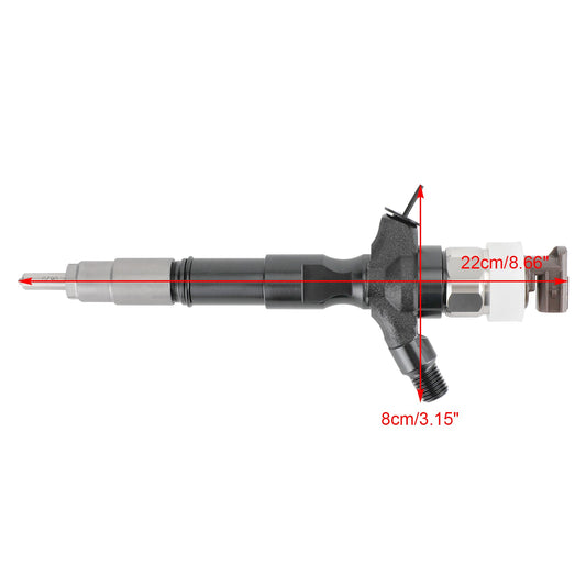 2006+ Toyota Land Cruiser 1KD-FTV 2KD-FTV 1PCS Fuel Injector 23670-30140