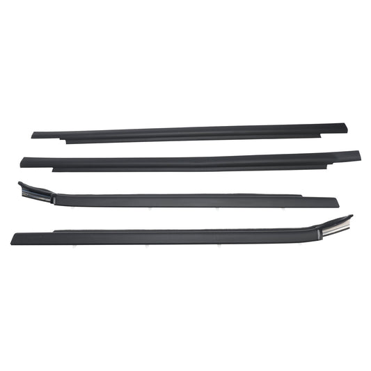 2000-2006 Toyota Tundra Double Cab 4pcs 757200C010 Weatherstrip Outer Lower Window 75710-0C010