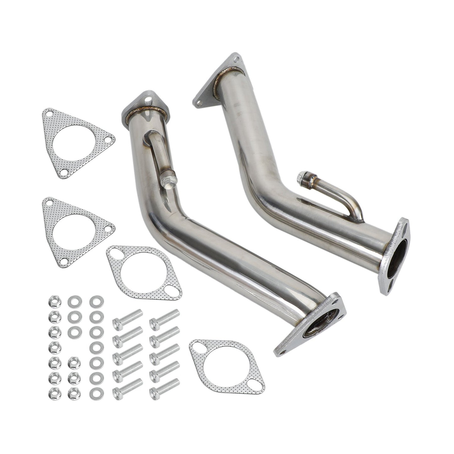 2.5" Test Pipes Exhaust DownPipe For Nissan 370Z Infiniti G37 Q50 Q60