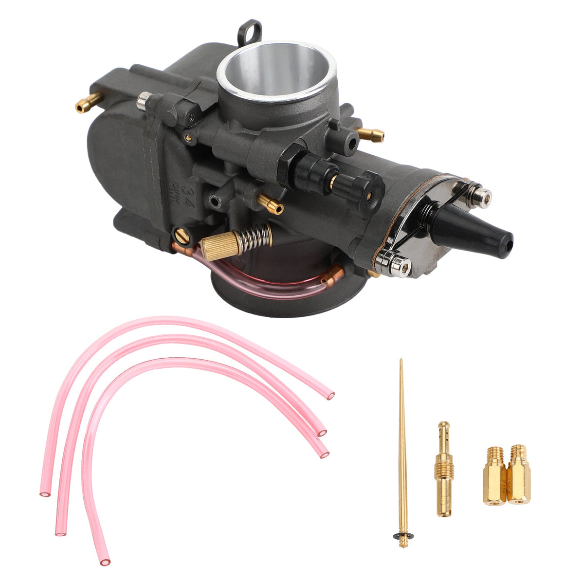 Keihin Mikuni Dellorto Koso con Power Jet PWK 34mm Aluminum Carburetor Carb Universal