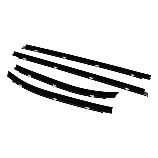 2000-2004 Toyota Tacoma 4pcs KT2023 Front Door Window Belt Weatherstrip Trim Seal