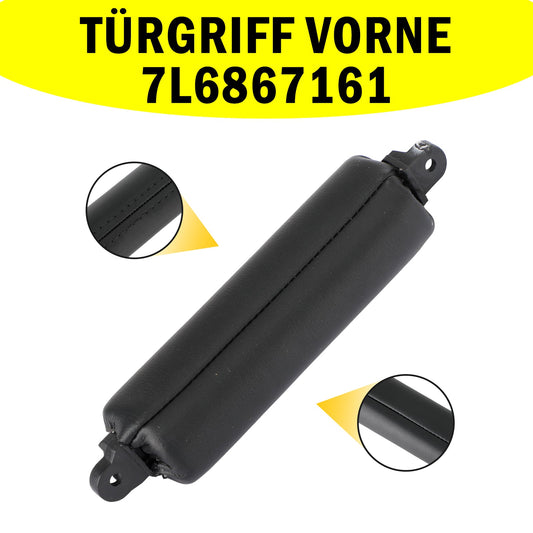 7L6867161 Front Inside Leather Door Handle Left or Right For VW Touareg 02-10