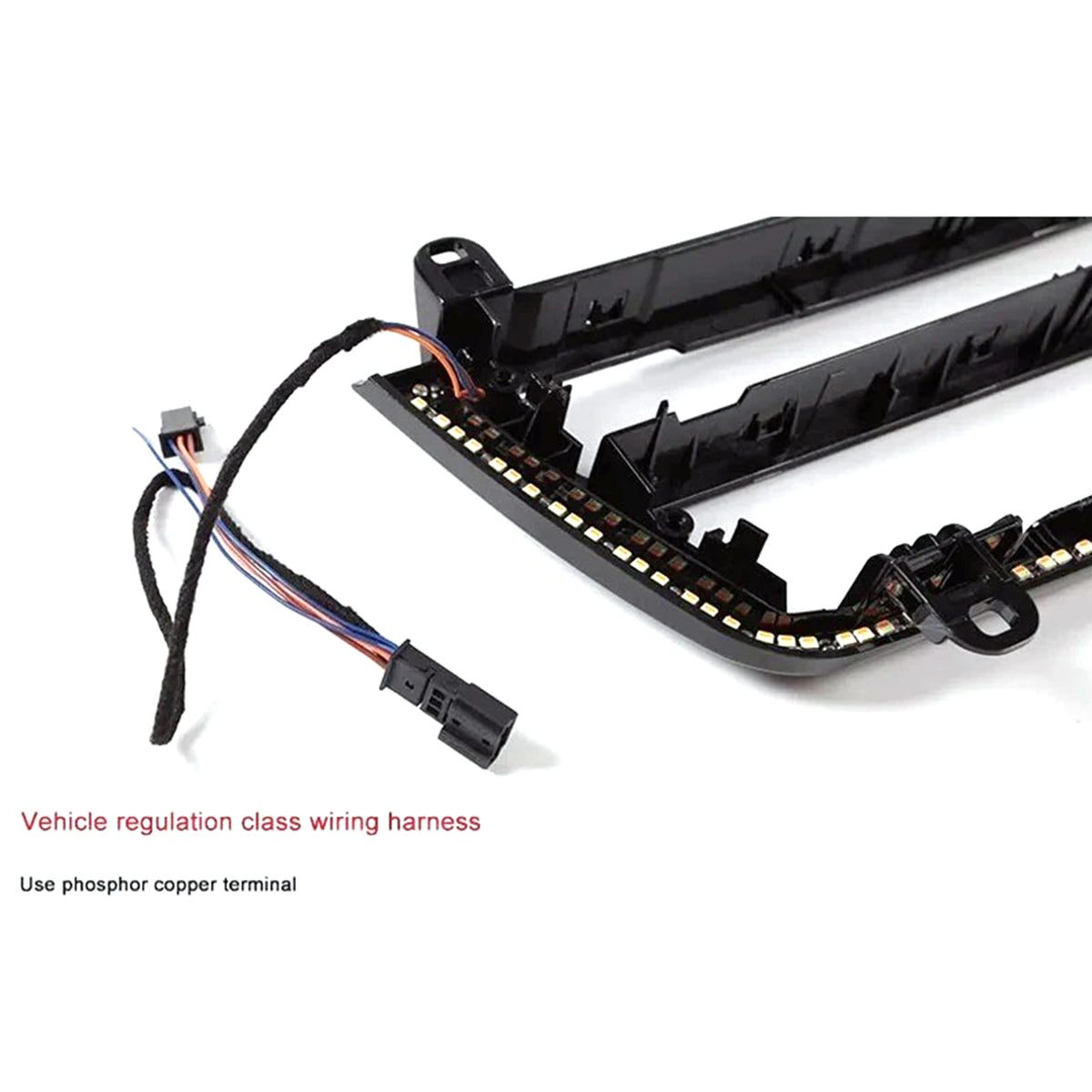BMW F30 F31 F34 F80 F82 M3 M4 Carbon Ambient Light Radio Dash AC Trim LED Strip Panel