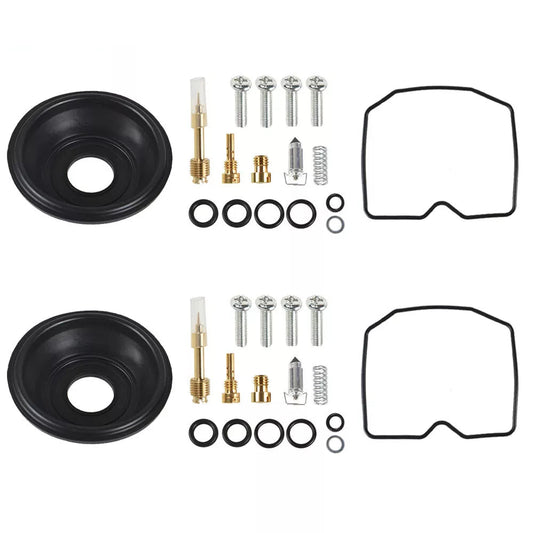 1985-1990 Kawasaki EN450A 454 LTD Plunger Diaphragm 2×Carburetor Rebuild Kit