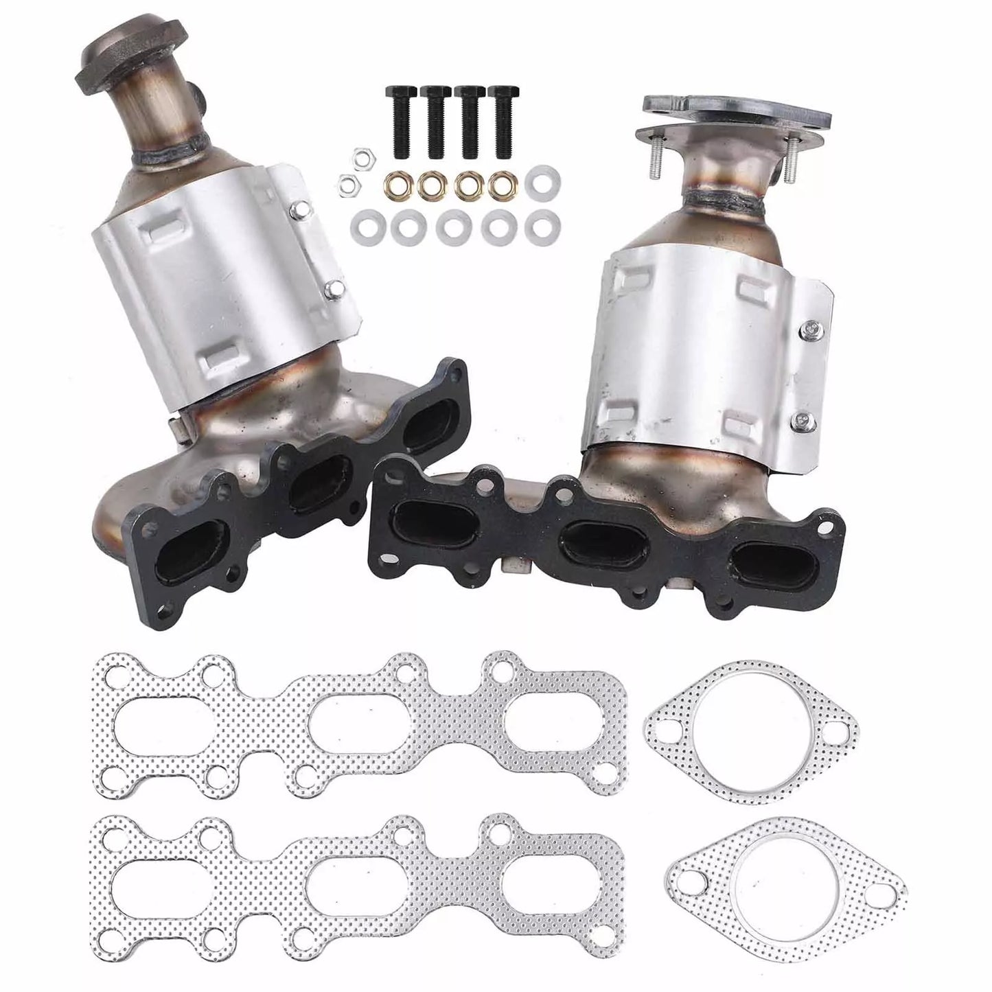 2013-2019 Ford Police Interceptor Utility 3.7L Pair Bank 1 & 2 Manifold Catalytic Converter