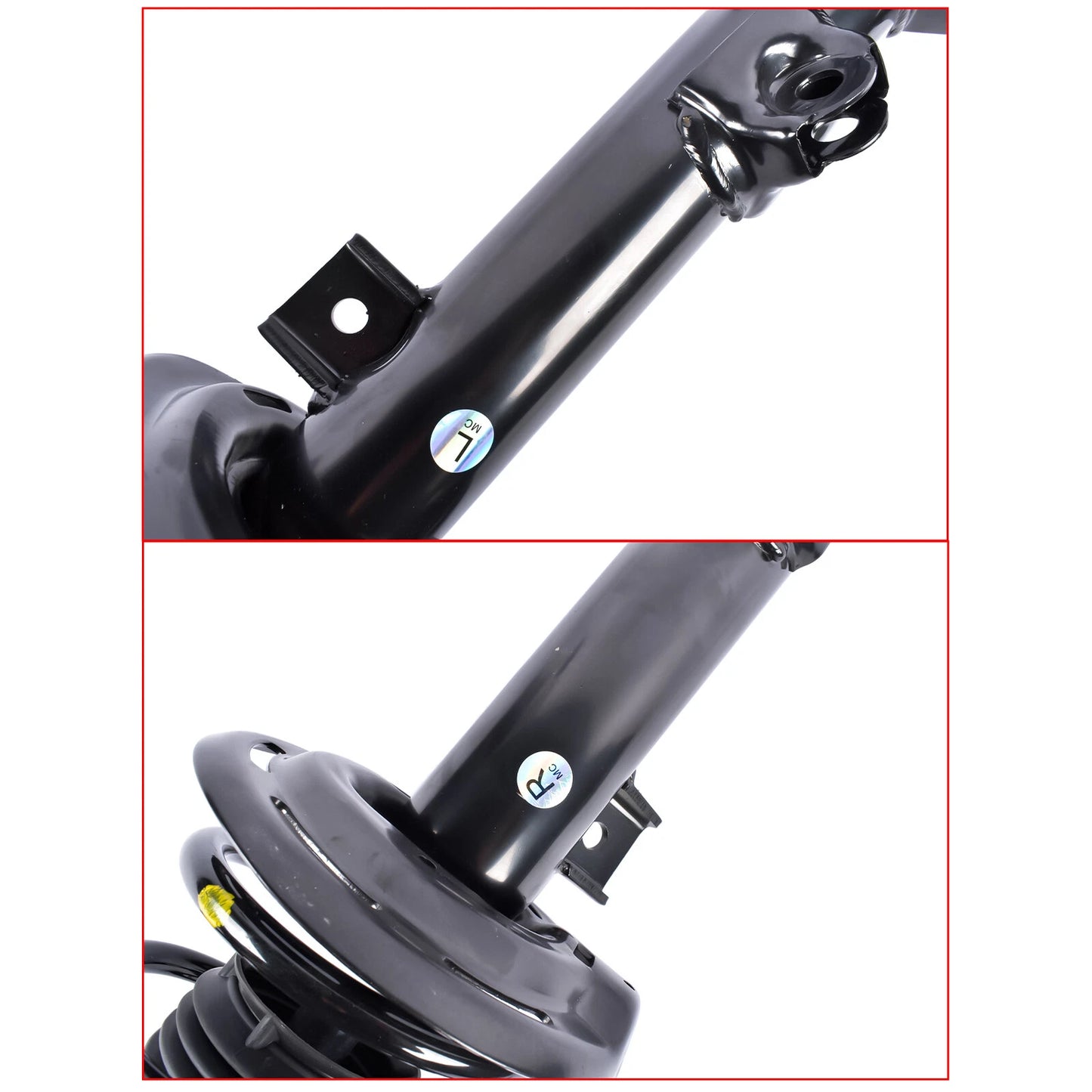 2014-2016 Benz E400 Base Coupe 2-Door Front Left+Right 2073231300 2073231400 Shock Absorbers