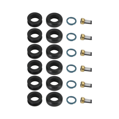 Mitsubishi 3000GT 1991-1999 6PCS Fuel Injectors Seal O-Ring Kit 18-10066 INP-014 MD164888