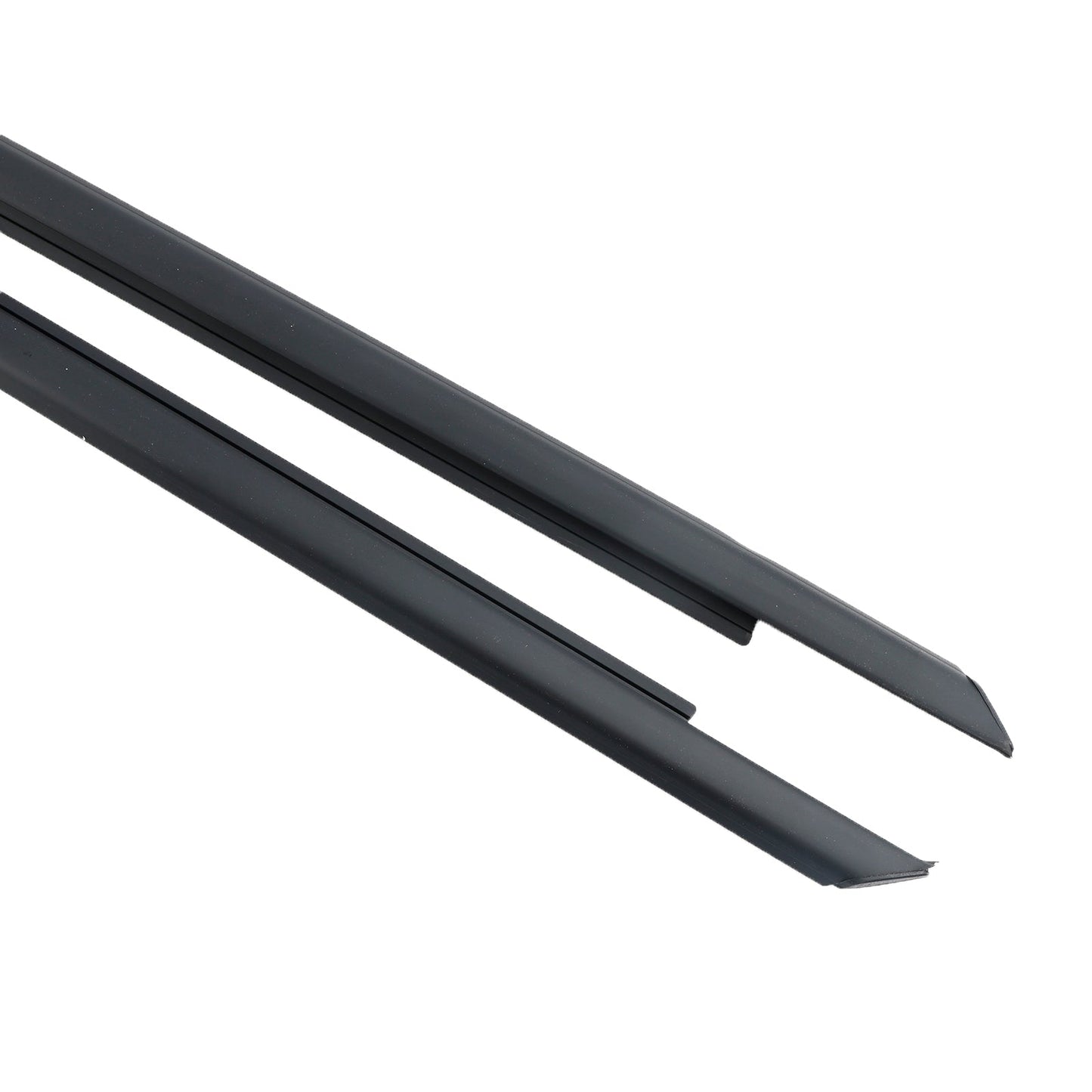 2008-2017 Dodge Challenger 2pcs 55399123AG 55399122AG Front Door Window Belt Weatherstrip