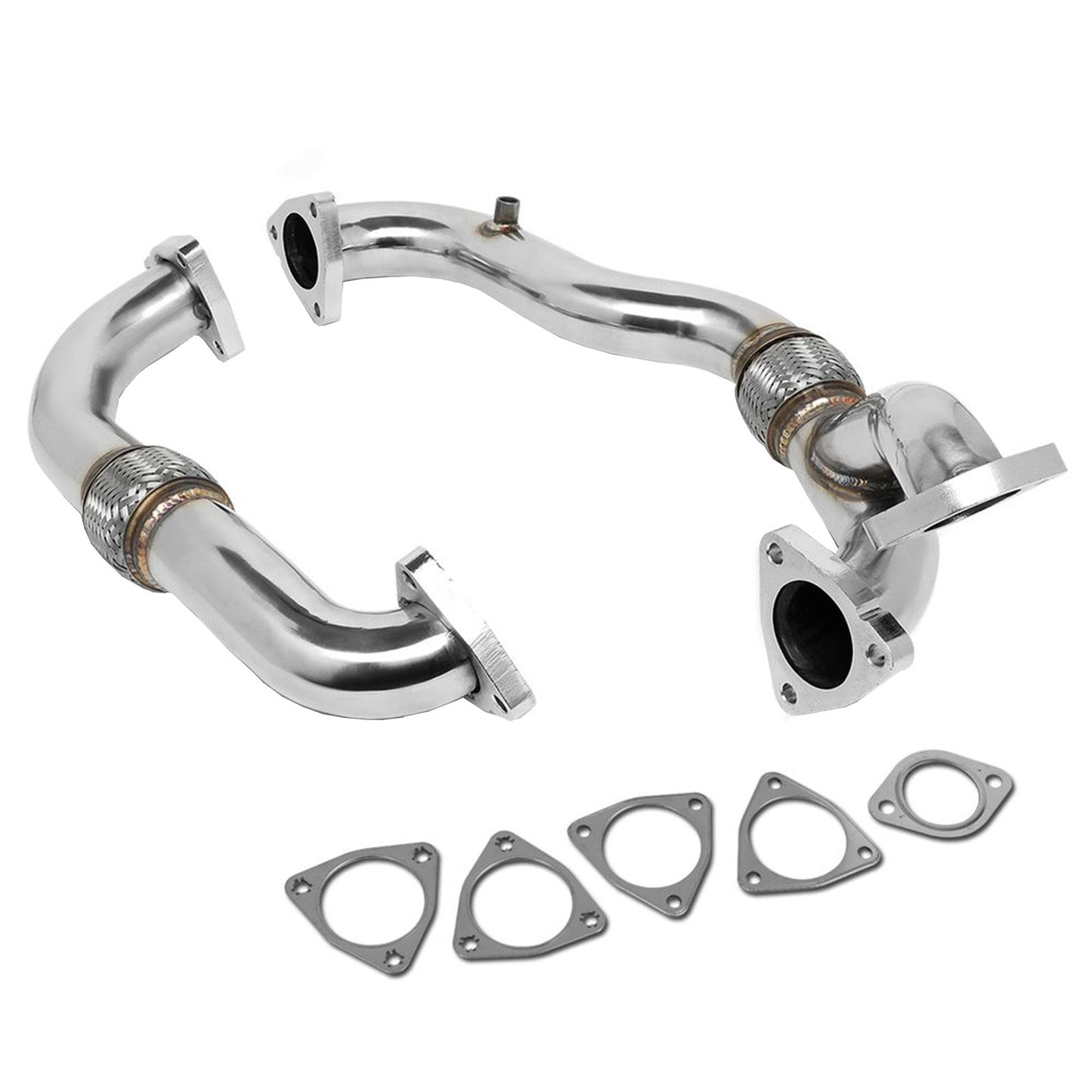 2008-2010 Ford F250 F350 F450 F550 Super Duty 6.4L Turbo Diesel Turbocharger Y-Pipe Up-Pipe w/Hardware