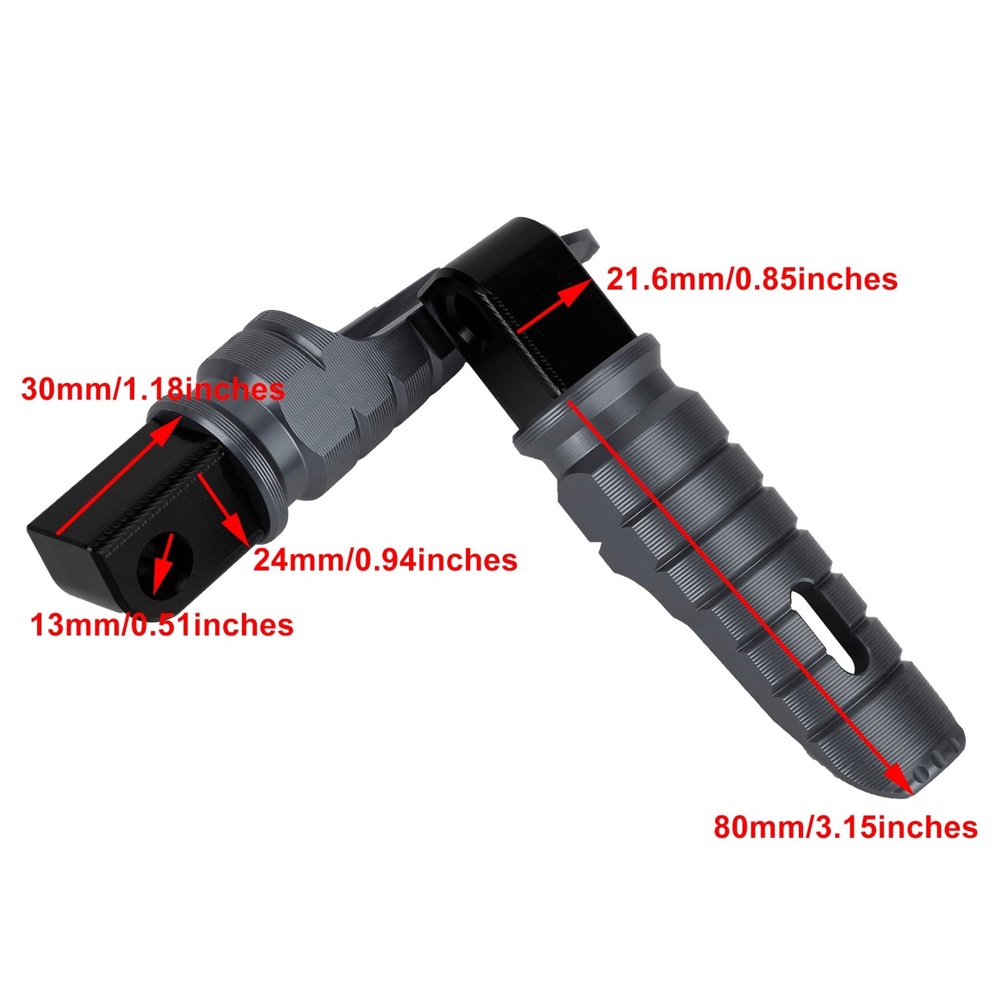 Rear Footrests Foot Peg fit for SUZUKI GSX-S125/150 GSX-R125/150 GW250 2018-2022