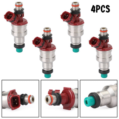 1989-1995 Toyota Pickup 2.4L 4PCS Fuel Injectors 22842-12130 23209-35040 23250-35040