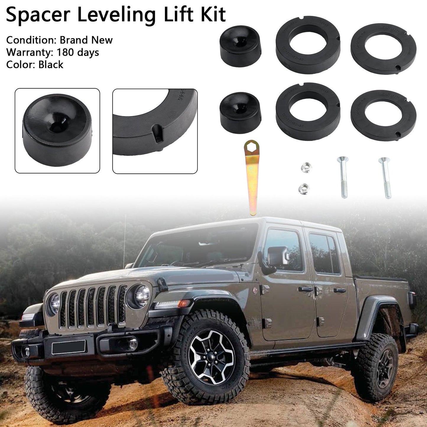 2020-2022 Jeep Gladiator Front 1.5" Spacer Leveling Lift Kit 1155300