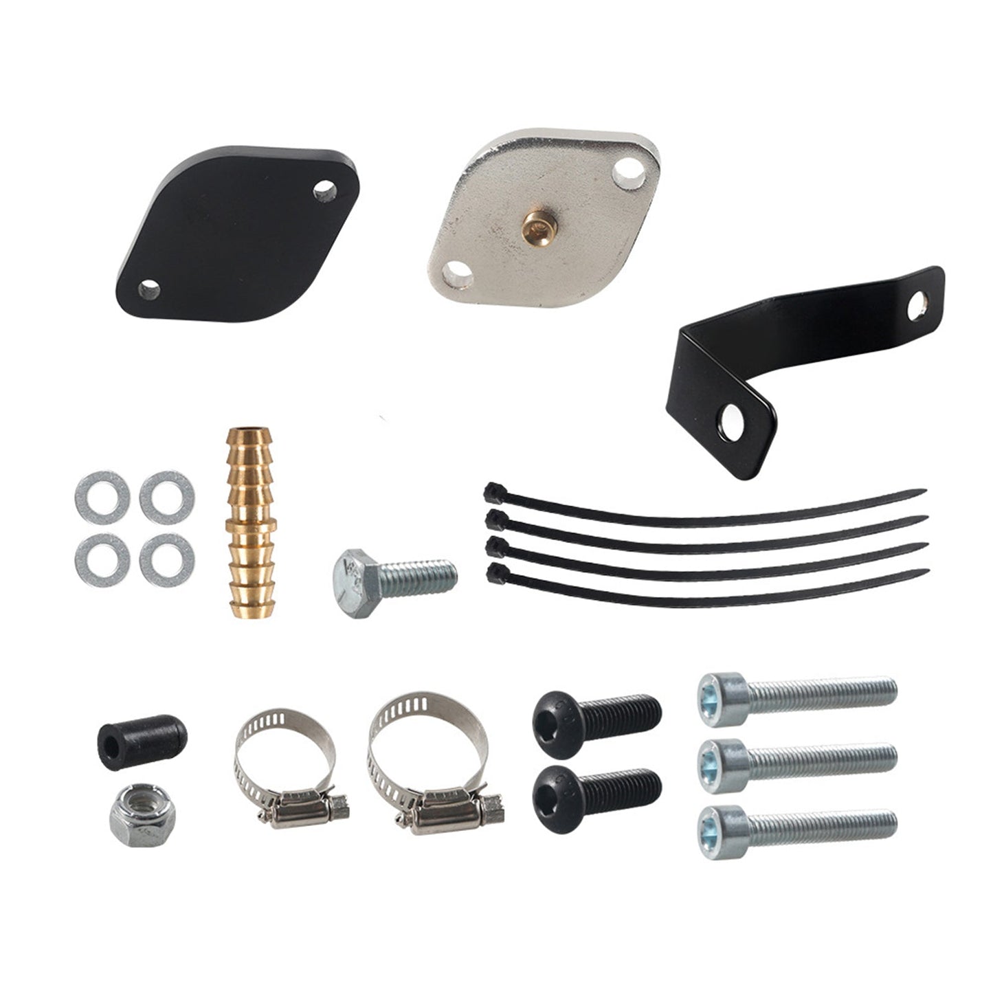 2011-2023 Ford 6.7L Powerstroke Diesel F250 F350 F450 EGR Delete Kit w/Radiating pipe
