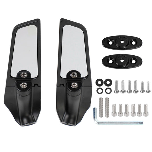 2000-2019 Suzuki GSXR 600/750 01-16 GSXR 1000 Adjustable Wing Fin Rearview Mirrors